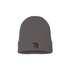 Dark gray beanie with a black embroidered Virgo zodiac symbol on a white background