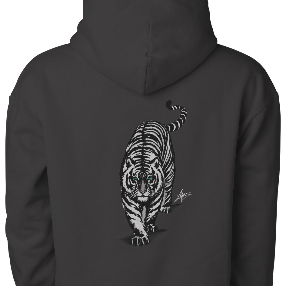 Fearless Tiger | Hoodie | Front Kanji Embroidery