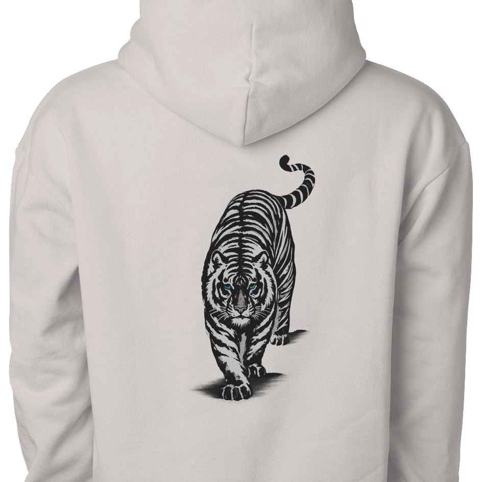 Fearless Tiger | Hoodie | Front Kanji Embroidery