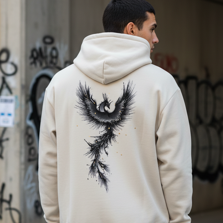 The Phoenix | Rebirth | Heavyweight |Graphic Hoodie