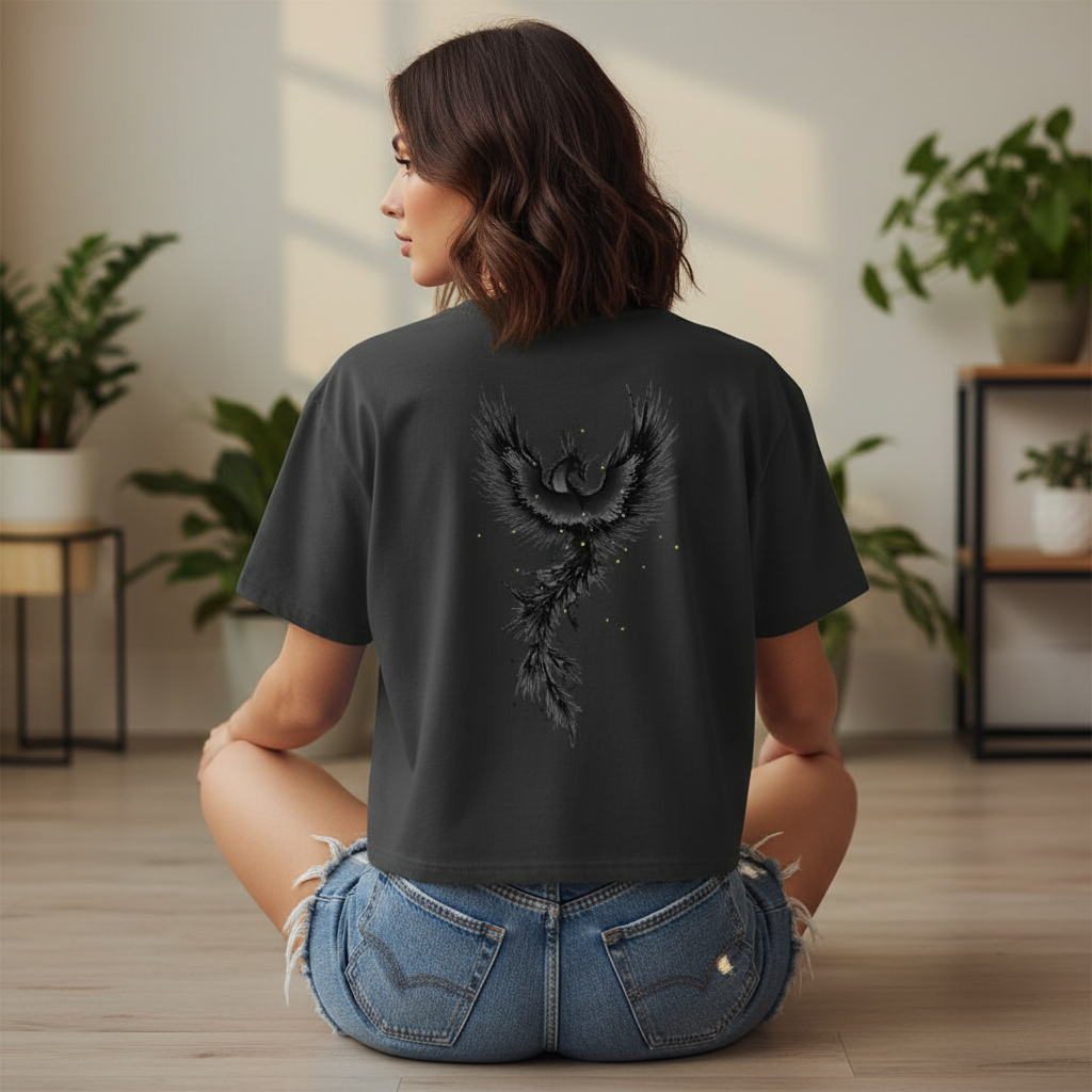 The Phoenix | Rebirth | Cropped | Graphic T-Shirt
